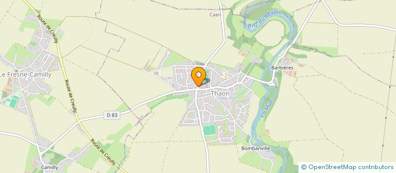 localisation de l'entreprise SCI ASMAN  THAON