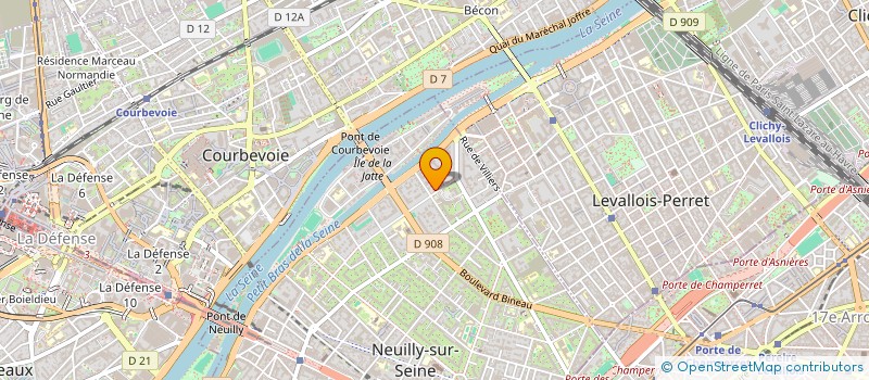 localisation de l'entreprise SCI ASMAR à NEUILLY-SUR-SEINE