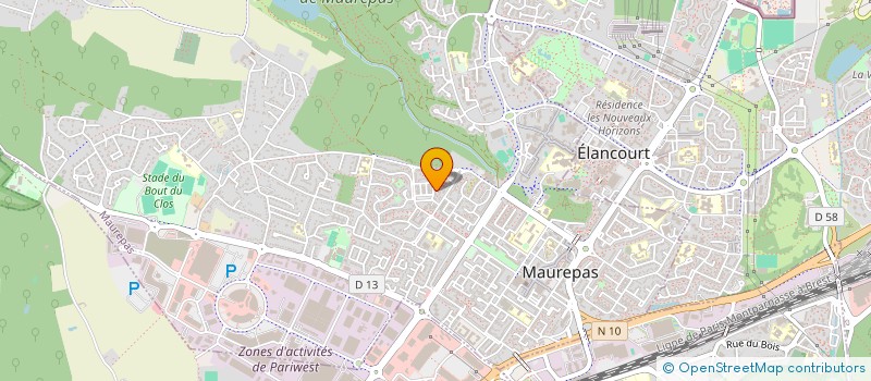 localisation de l'entreprise SCI ASME BREIZH  MAUREPAS