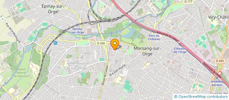 localisation de l'entreprise SCI ASMIN à MORSANG-SUR-ORGE