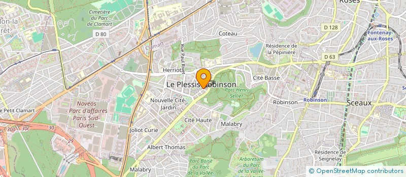 localisation de l'entreprise SCI ASMODEE à LE PLESSIS-ROBINSON