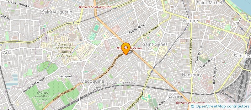 localisation de l'entreprise SCI ASMX  TALENCE