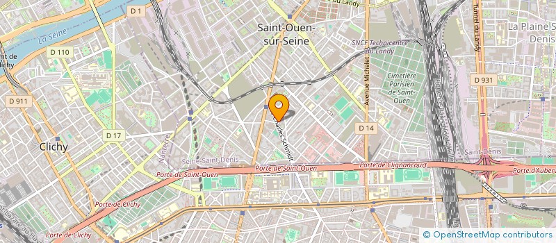localisation de l'entreprise SCI ASNA  SAINT-OUEN-SUR-SEINE