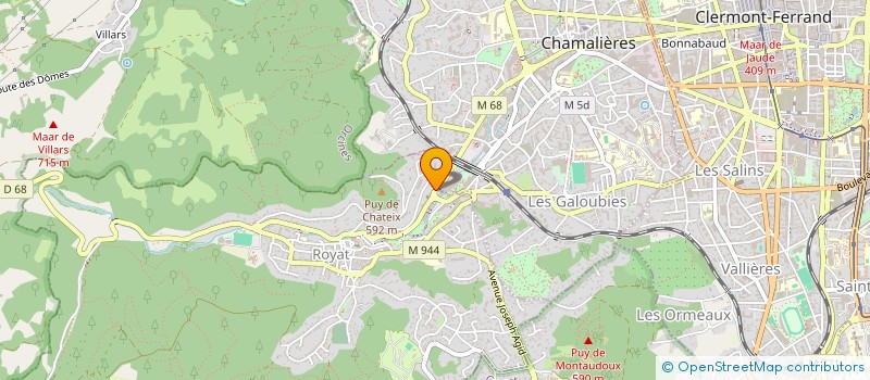 localisation de l'entreprise SCI ASNABLA EMARD  ROYAT