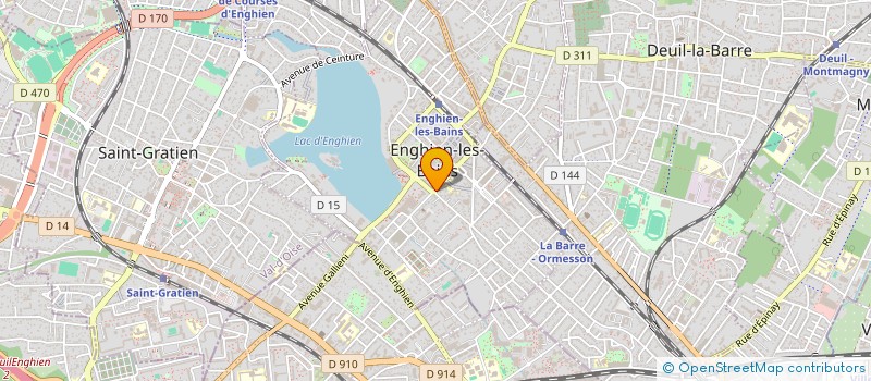 localisation de l'entreprise SCI ASNFB à ENGHIEN-LES-BAINS