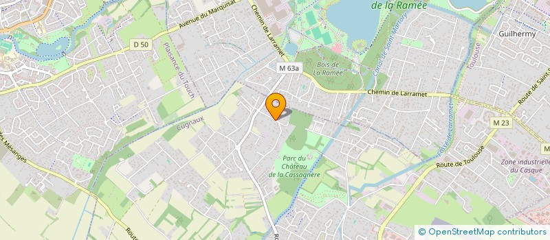 localisation de l'entreprise SCI ASO  CUGNAUX