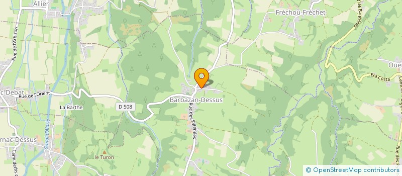 localisation de l'entreprise SCI ASOLO  BARBAZAN-DESSUS