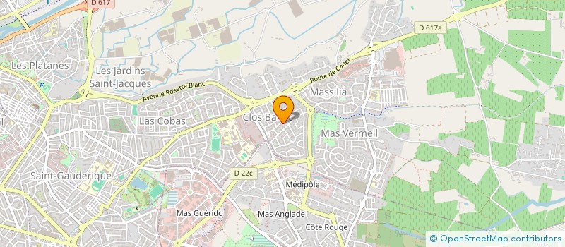 localisation de l'entreprise SCI ASOMAX  PERPIGNAN
