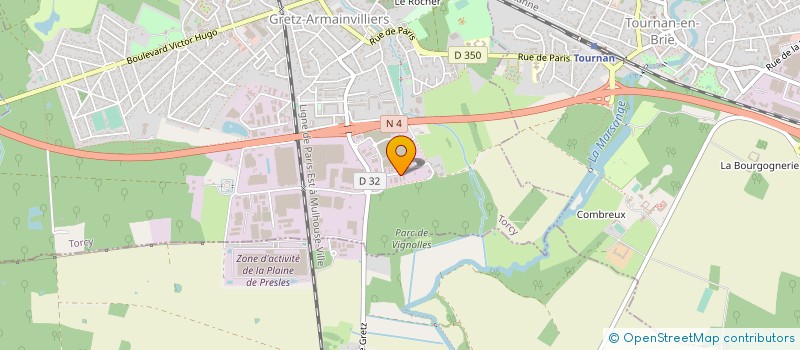 localisation de l'entreprise SCI ASP IMMO  GRETZ-ARMAINVILLIERS