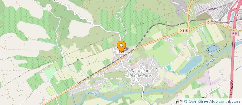 localisation de l'entreprise SCI ASPAR  SAINT-JEAN-PLA-DE-CORTS
