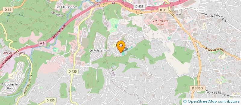 localisation de l'entreprise SCI ASPARAGUS à ANTIBES