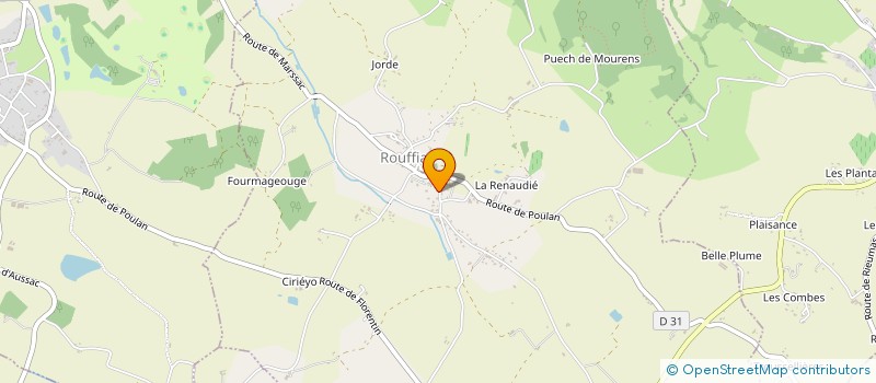 localisation de l'entreprise SCI ASPEN  TERSSAC