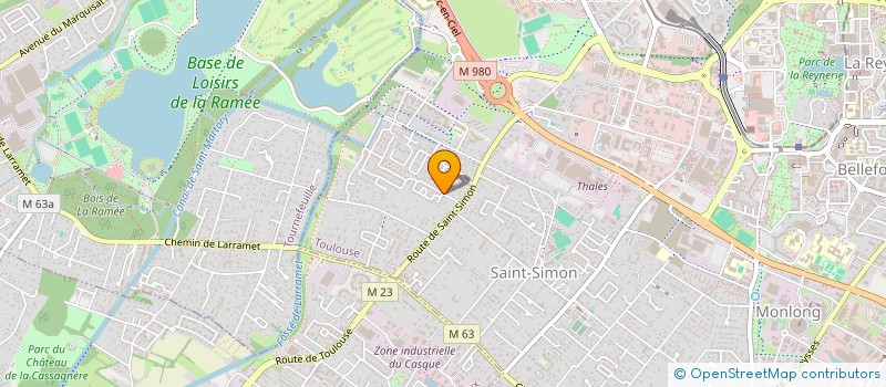 localisation de l'entreprise SCI ASPET LE MOURTIS à TOULOUSE