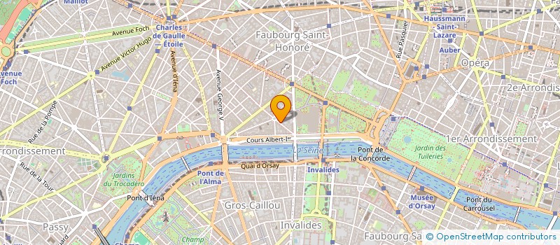 localisation de l'entreprise SCI ASPI  PARIS