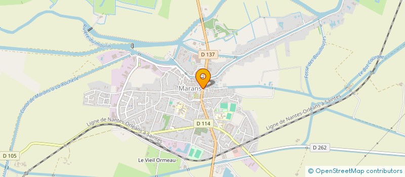 localisation de l'entreprise SCI ASPIRINE  MARANS