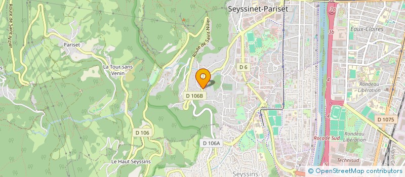 localisation de l'entreprise SCI  ASPRE  SEYSSINET-PARISET
