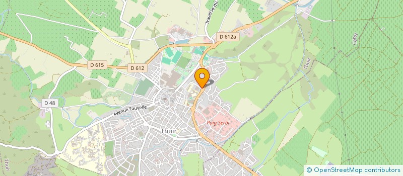 localisation de l'entreprise SCI ASPRES SANTE  THUIR