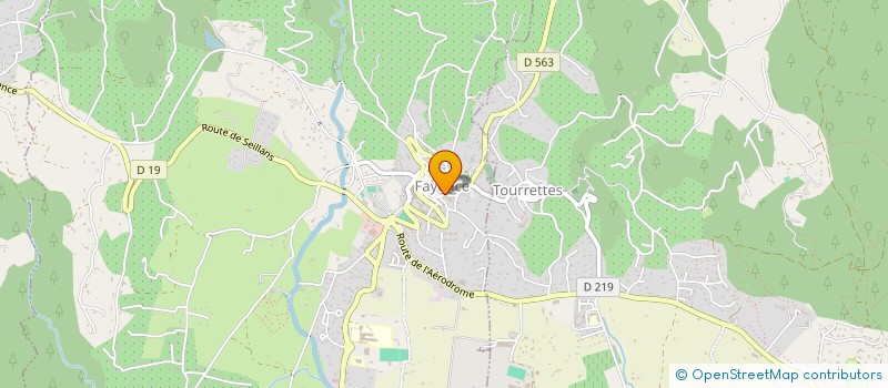 localisation de l'entreprise SCI ASPRO  FAYENCE