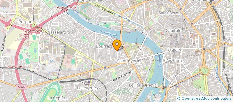 localisation de l'entreprise SCI ASQP à TOULOUSE