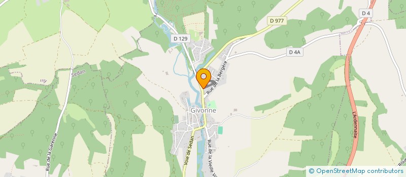 localisation de l'entreprise SCI ASR  GIVONNE