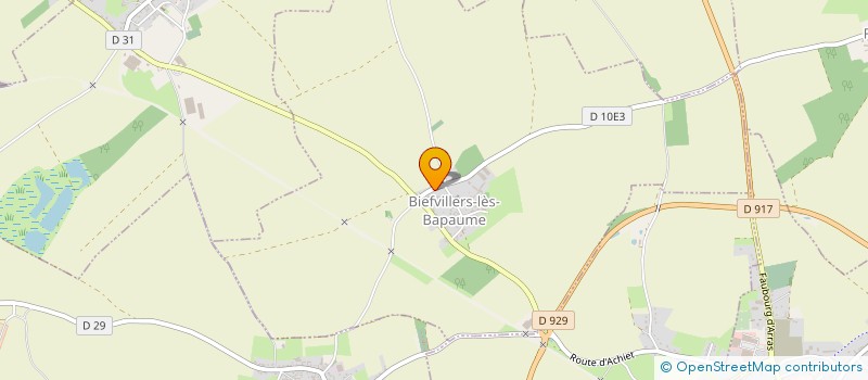 localisation de l'entreprise SCI ASSAF  BAPAUME