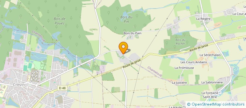 localisation de l'entreprise SCI ASSAF  CHANTELOUP