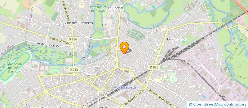 localisation de l'entreprise SCI ASSAFAMILY à CHATEAUROUX