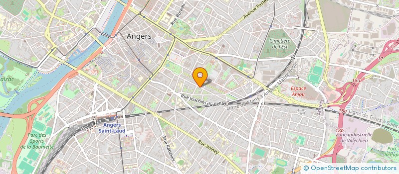 localisation de l'entreprise SCI ASSAGI à ANGERS