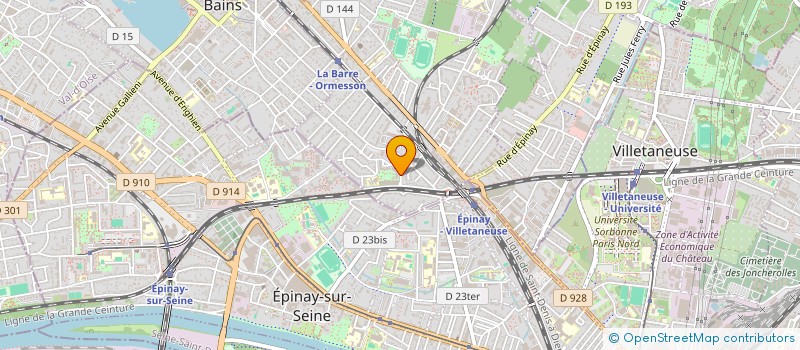 localisation de l'entreprise SCI ASSAKA  DEUIL-LA-BARRE