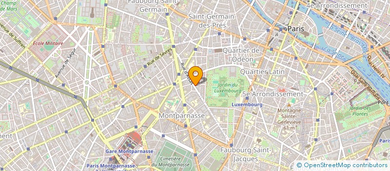 localisation de l'entreprise SCI ASSAS LUC  PARIS