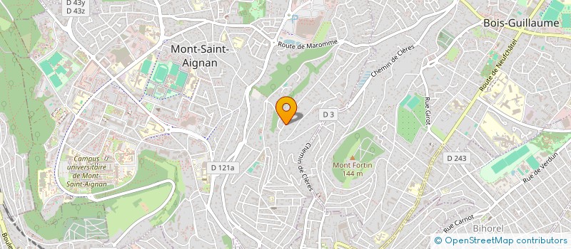 localisation de l'entreprise SCI ASSE NDG  MONT-SAINT-AIGNAN