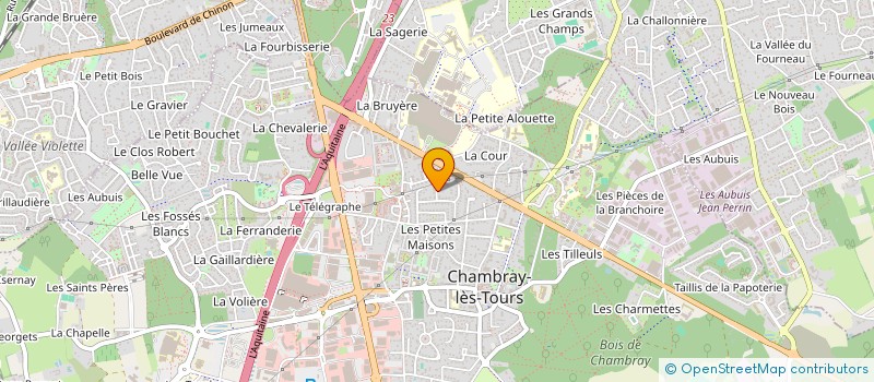 localisation de l'entreprise SCI ASSEJ  CHAMBRAY-LES-TOURS