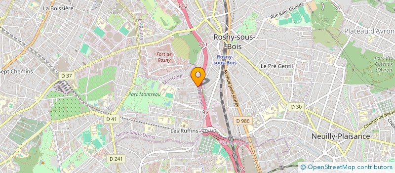 localisation de l'entreprise SCI ASSELAIN à MONTREUIL