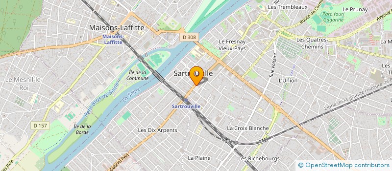 localisation de l'entreprise SCI ASSELIN - LE TOUMELIN  SARTROUVILLE