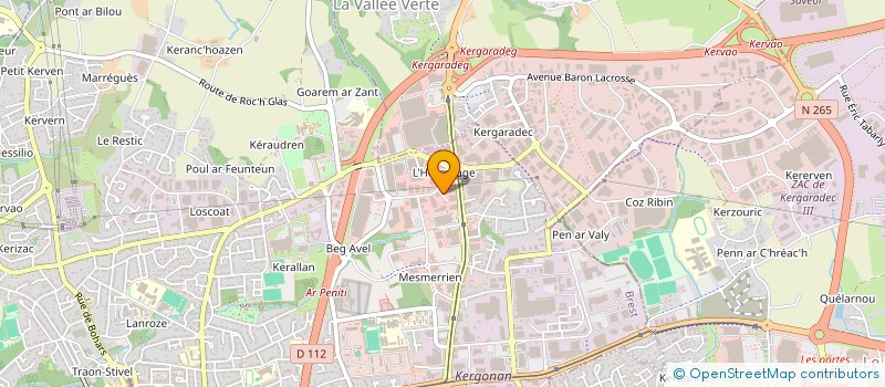 localisation de l'entreprise SCI ASSEN  BREST