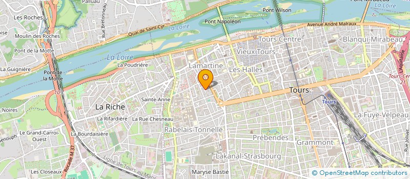 localisation de l'entreprise SCI ASSENY  TOURS