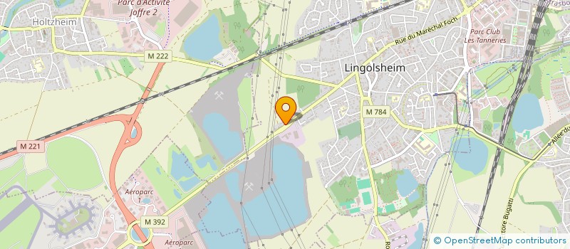 localisation de l'entreprise SCI ASSIA  LINGOLSHEIM