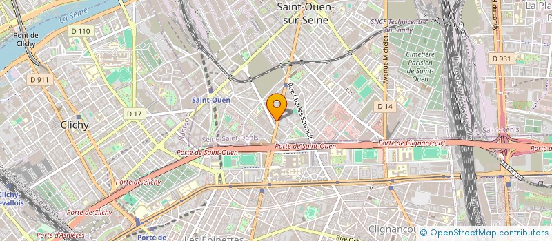localisation de l'entreprise SCI ASSM à SAINT-OUEN-SUR-SEINE