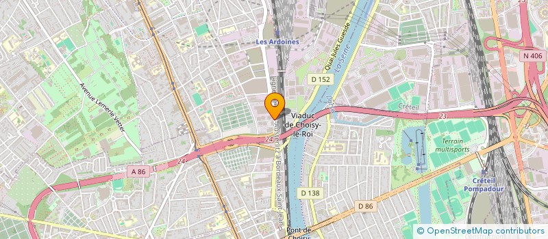 localisation de l'entreprise SCI ASSMANN IMMOBILIER AUVERGNE  VITRY-SUR-SEINE