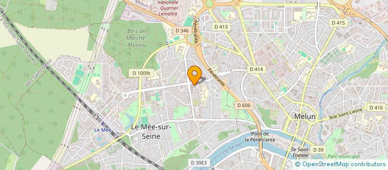 localisation de l'entreprise SCI ASSOCIATION CULTUREL DES ALEVIS DE MELUN  LE MEE SUR SEINE