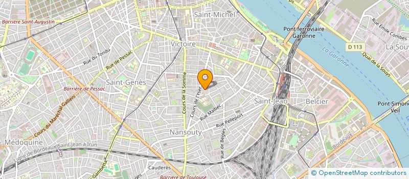 localisation de l'entreprise SCI ASSOCIATIONS LIBRES  BORDEAUX