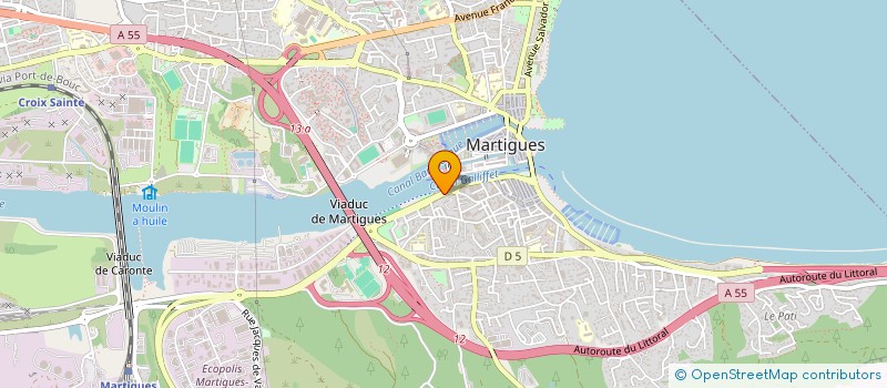 localisation de l'entreprise SCI ASSOCIE FAMILLE 13  MARTIGUES