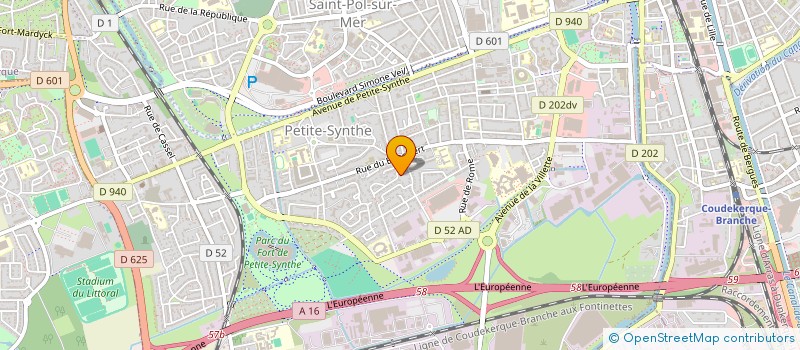 localisation de l'entreprise SCI ASSOCIES CTB à DUNKERQUE