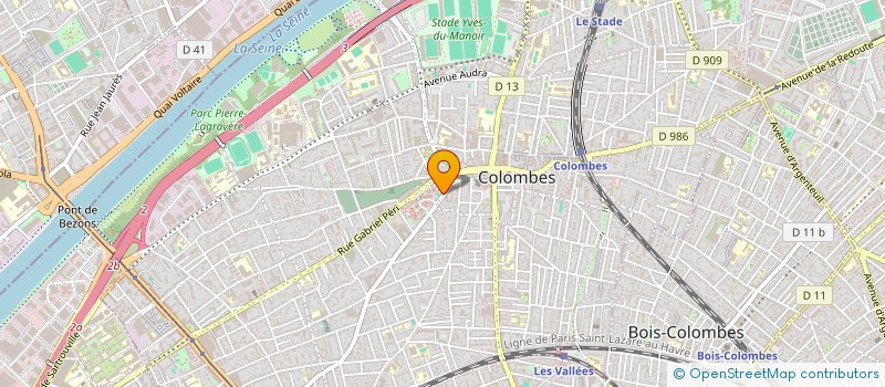 localisation de l'entreprise SCI ASSUNTA à COLOMBES