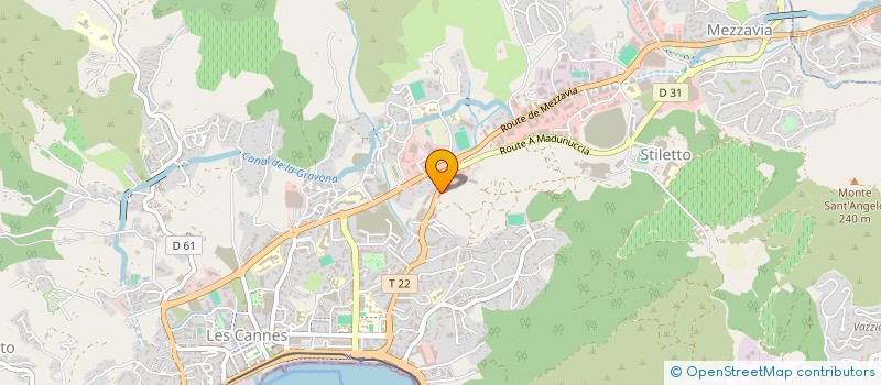 localisation de l'entreprise SCI ASSUR à AJACCIO
