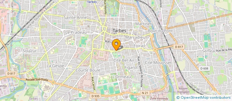 localisation de l'entreprise SCI ASSURA  TARBES