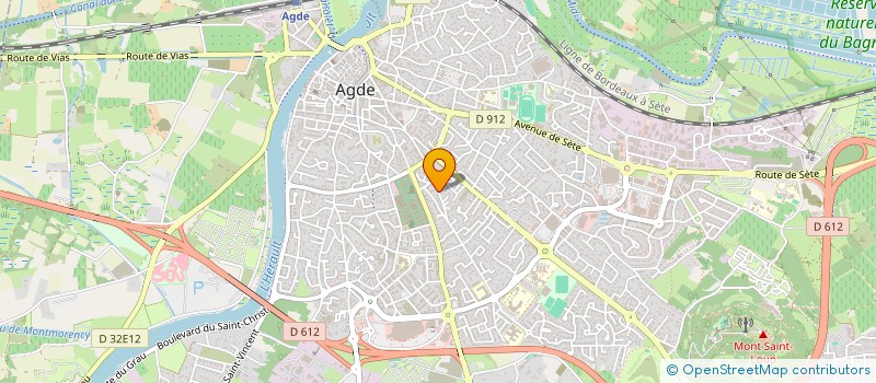 localisation de l'entreprise SCI ASSURAL  AGDE