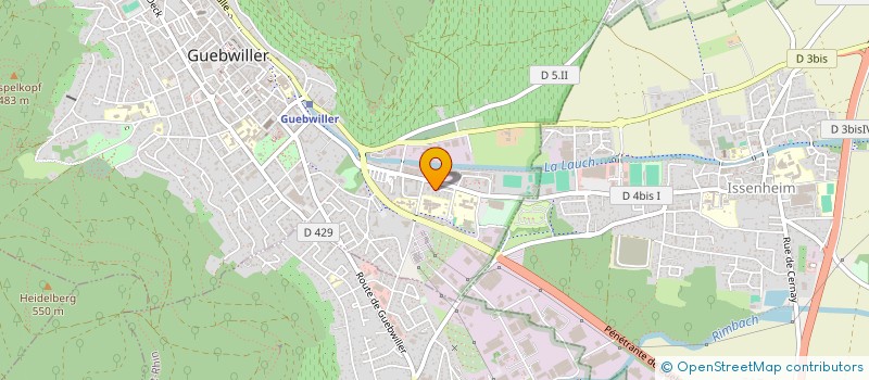 localisation de l'entreprise SCI ASSURANCETOURIX  GUEBWILLER