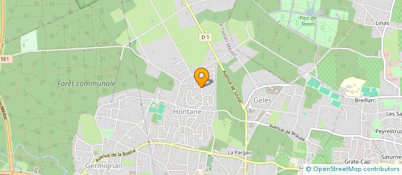 localisation de l'entreprise SCI AST  LE TAILLAN-MEDOC