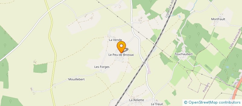 localisation de l'entreprise SCI ASTARAC  CELLE-LEVESCAULT